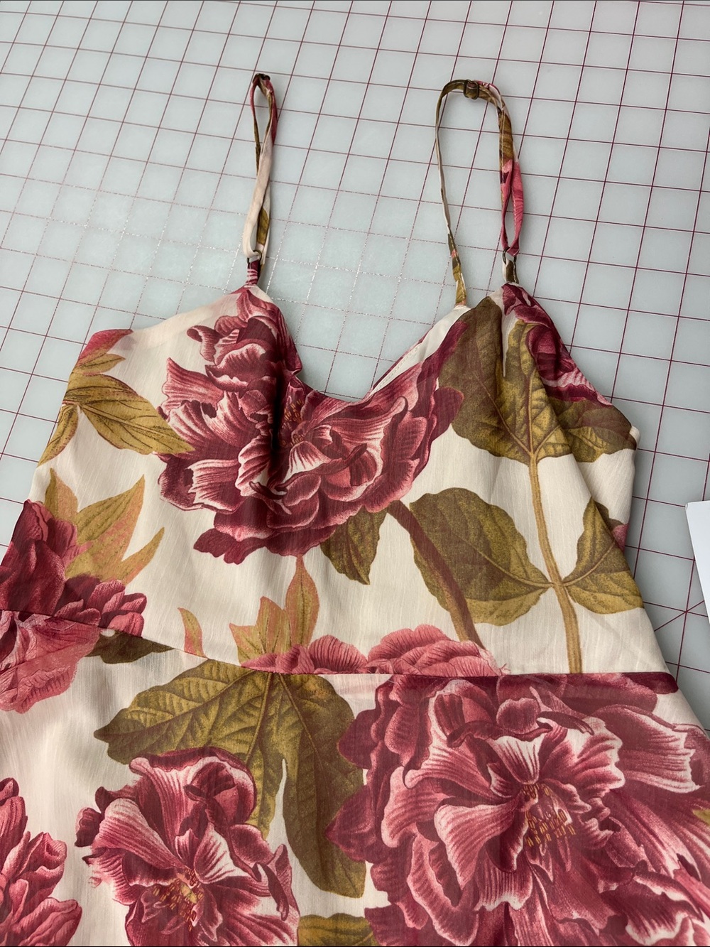 MIA JOY NWT Athena Wedding Guest Party Bougainvillea Floral Rose/Cream Maxi L - Picture 12 of 16